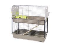 NOBBY  Nagerheim "Caesar 3 Double", grau, 100 x...