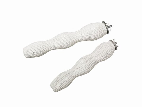 NOBBY  Mineral Stones Sitzstange, weiß, 24 cm