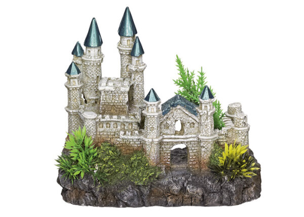 NOBBY Aqua Ornaments "SCHLOSS" mit Pflanzen