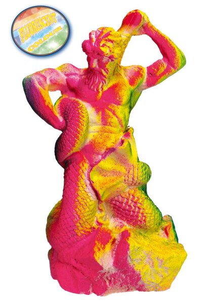 NOBBY Aqua Ornaments "GRIECH. FIGUR" neon, 12,7 x 10,2 x 20,2 cm