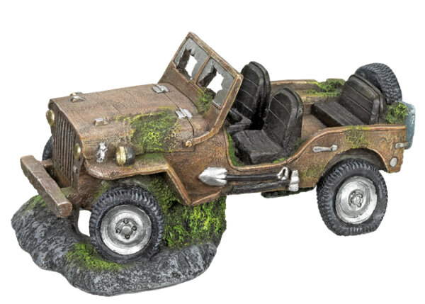 NOBBY Aqua Ornaments "JEEP WRACK", 26 x 15,5 x 12,5 cm