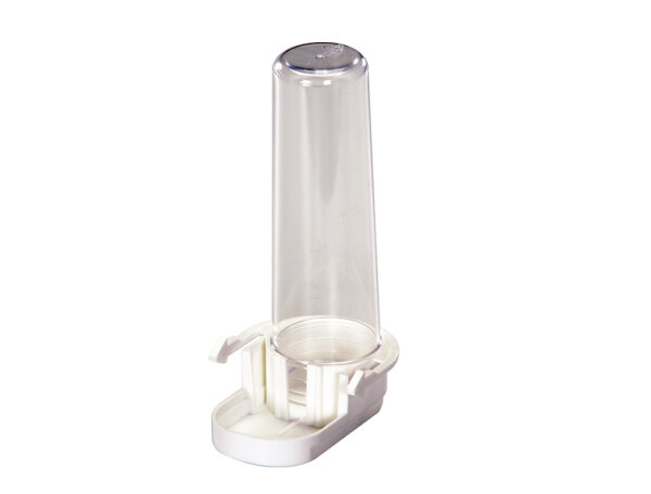 NOBBY Futter- und Wasserautomat, weiß/transparent