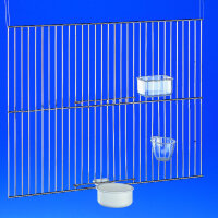 NOBBY Eifutternapf für Gittertür, weiß,...