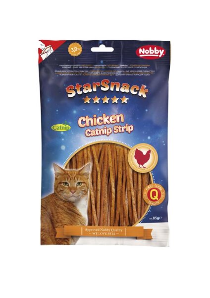 Katzen - Snacks NOBBY StarSnack Chicken Catnip Strip, 85 g