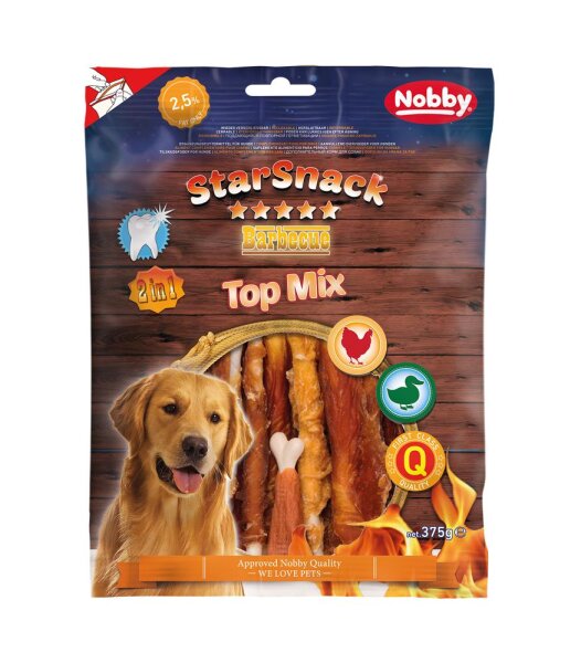 Hunde - Leckerli NOBBY StarSnack Barbecue Top Mix 375 g