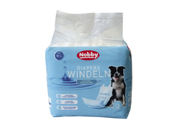 NOBBY Windeln für Rüden, M - L, 46 - 60 cm
