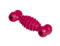 NOBBY Vollgummi Knochen,  rot, 17,5 cm