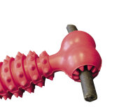 NOBBY Vollgummi Knochen,  rot, 17,5 cm