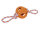 Vollgummi Ball mit Seil