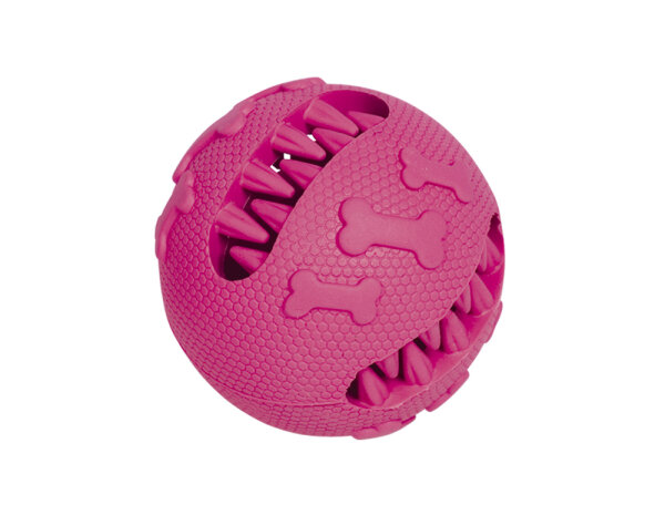 NOBBY Vollgummi Ball, pink, Ø 7 cm