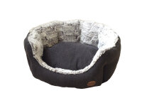 NOBBY Hunde-Komfort Bett "CACHO", oval, 45 x 40 x 19 cm
