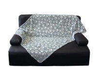 NOBBY Fleece Plaid "EMMI" Classic, 50 x 75 cm, grau