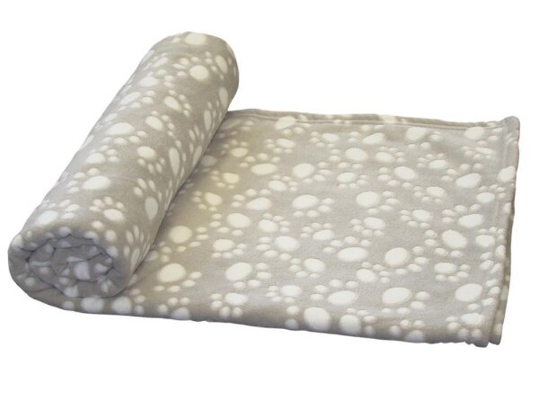 NOBBY Fleece Plaid "EMMI" Classic, 100 x 150 cm, beige
