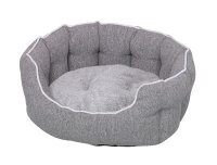 NOBBY Komfortbetten-Satz oval "Mosna", creme/grau/hellgrau, 48 / 53 / 59 cm