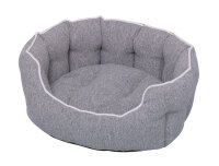 NOBBY Komfortbetten-Satz oval "Mosna", creme/grau/hellgrau, 48 / 53 / 59 cm