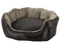 NOBBY Komfortbett oval "TARI", braun