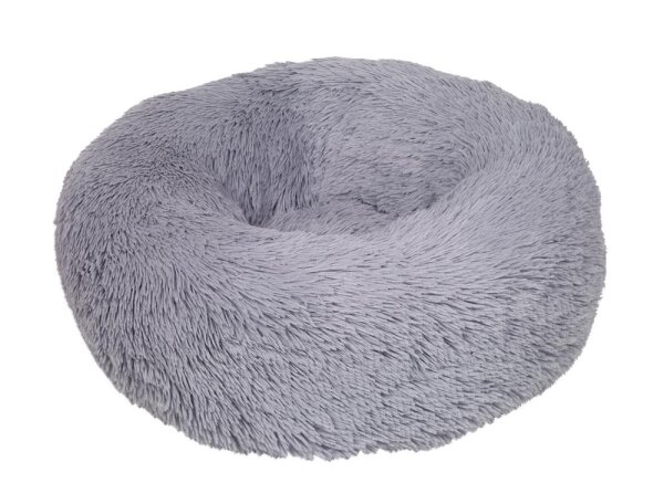 NOBBY Kuschelbett Donut Classic "ESLA", grau, Ø 70 cm