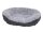 NOBBY Komfortbett oval Classic "NANDA", grau, 60 x 50 x 16 cm