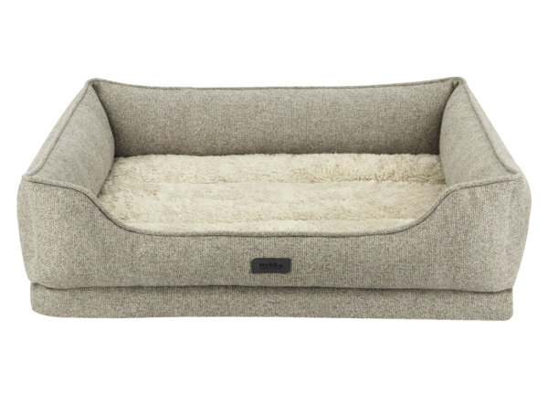 NOBBY Komfortbett eckig "CALBU", beige, 90 x 70 x 19+5 cm