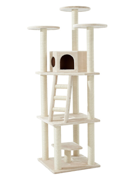 NOBBY Kratzbaum "SULTAN", creme, 197 cm hoch