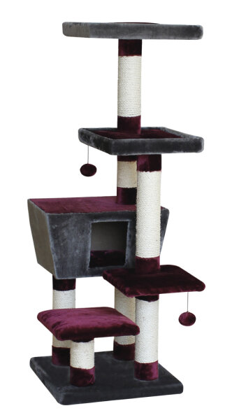 NOBBY Kratzbaum "MOTEGA", bordeaux, 141 cm hoch