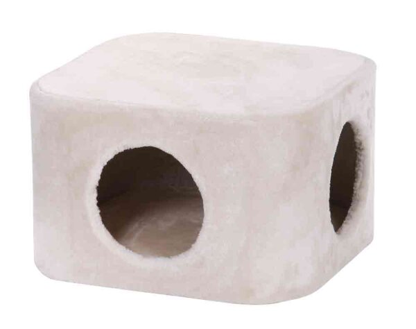 NOBBY STARSYSTEM Höhle eckig "DE LUXE", beige, 48 x 48 x 30 cm