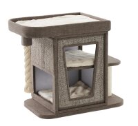 NOBBY Kratzbaum "ULVI", braun Leinenoptik, 80 x...