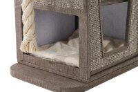 NOBBY Kratzbaum "ULVI", braun Leinenoptik, 80 x 50 x 76 cm