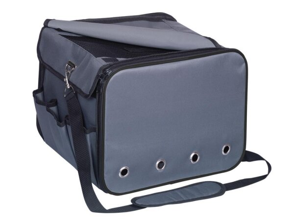 NOBBY Autositztasche "MERLO", grau, 40 x 34 x 30 cm