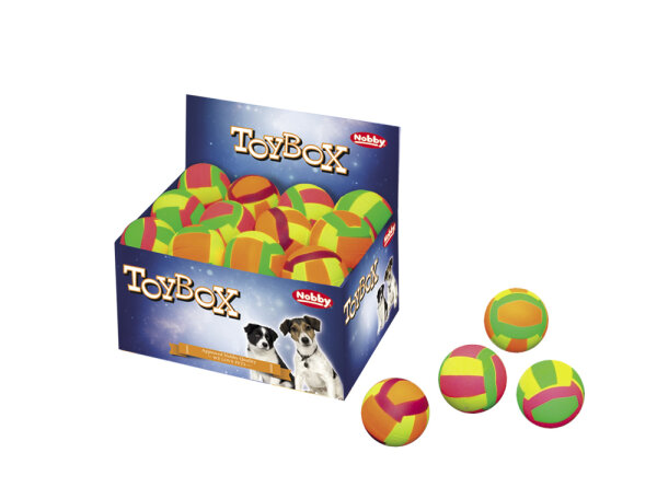 NOBBY Moosgummi Volleybälle, Ø 6,3 cm