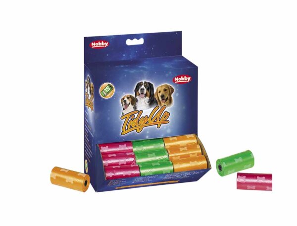 NOBBY TidyUp Kotbeutel mit Knochendruck, 15 Beutel