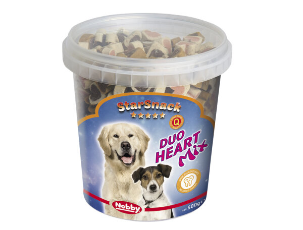Hunde - Leckerli NOBBY StarSnack "Duo Heart Mix", 500 g