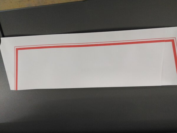 Schiffchen mit Zierkante,ROT, 100 Stück pro Packung