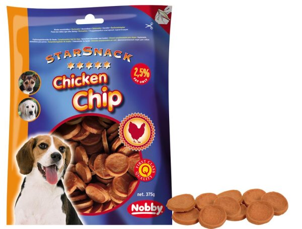 Hunde - Leckerli NOBBY StarSnack Chicken Chip, 375 g