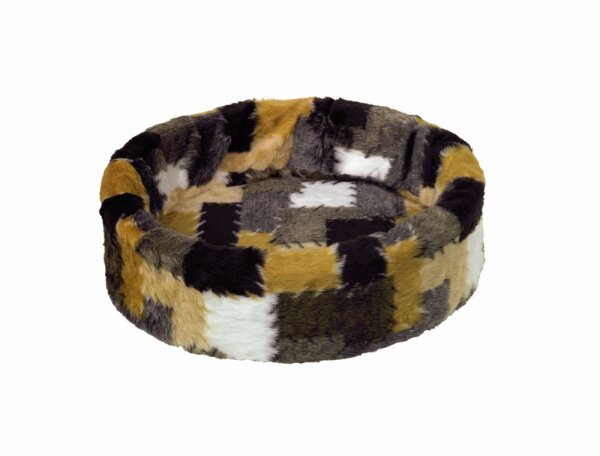 NOBBY Plüschbett "Patchwork"