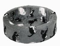 NOBBY Plüschbett "Katzen", Ø 50 cm,...