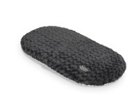 NOBBY Kissen oval "SEOLI", dunkelgrau/hellgrau