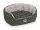 NOBBY Komfort Bett oval "SEOLI", dunkelgrau/hellgrau