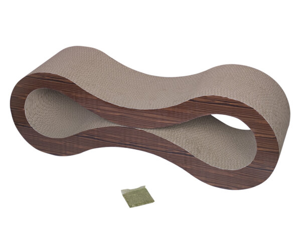 NOBBY Kratzbrett XL aus Karton "Infinity", 78 x 22 x 25 cm