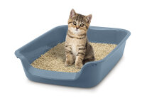 SAVIC Katzentoilette Junior, steinblau, 56 x 39 x 13 cm
