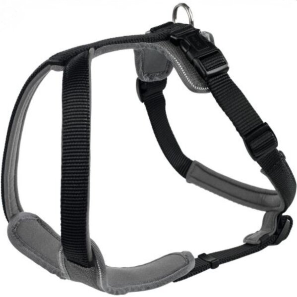 WOLTERS Geschirr Professional Comfort graphit/schwarz Gr. 1 35-40 cm x 25mm