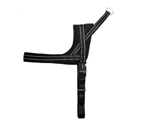 WOLTERS Geschirr Soft & Safe reflektierend schwarz Gr. 0 / 35-45 cm