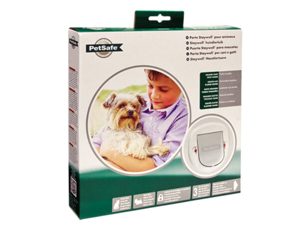 NOBBY PetSafe Tür 280, weiß, 29,2 x 29,2 cm