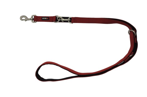 WOLTERS Führleine Professional Comfort rot/schwarz Länge: 200 cm x 25 mm