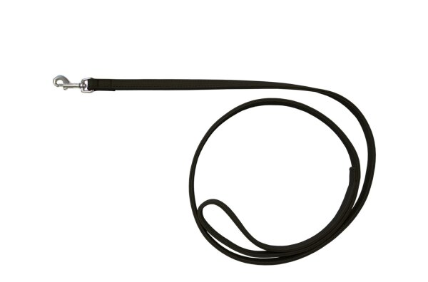 WOLTERS Hundeleine Leder Terravita flach schwarz 200 cm x 12 mm