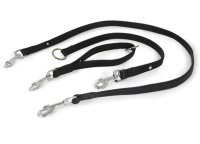 DAS LEDERBAND Universal Hundeleine Granada schwarz...