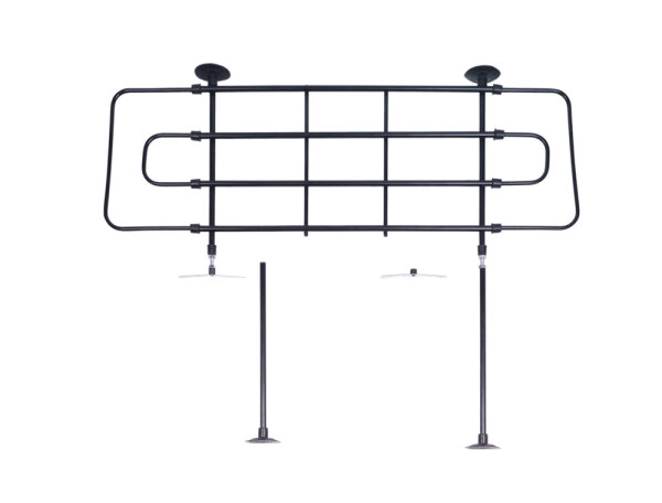 NOBBY Auto-Schutzgitter, 2 Wege, B: 70-110 cm, H: 82-160 cm / H: 42-100 cm