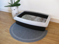 NOBBY Vorleger für Katzentoiletten, grau,  60 x 36 cm