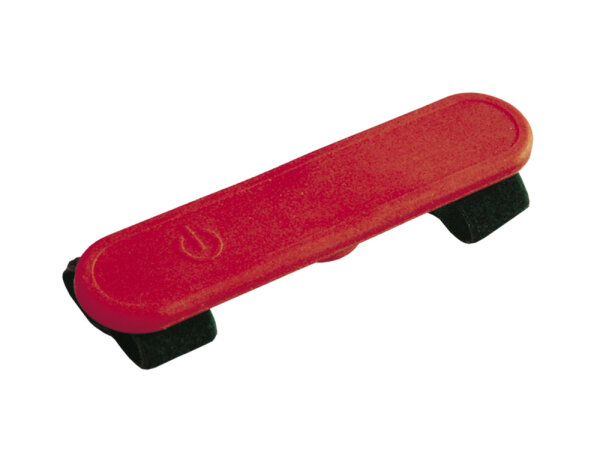 NOBBY LED Silikon Sticker "FLASH", rot, 12 x 3,5 cm