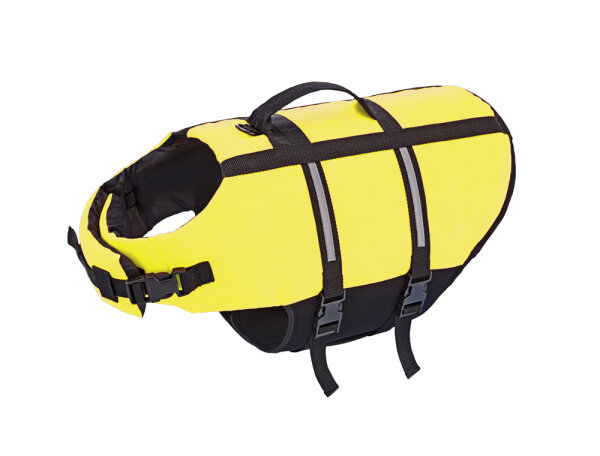 NOBBY Hunde Schwimmhilfe, neon gelb, S, 30 cm